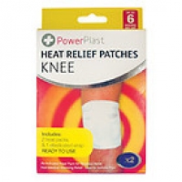 Knee heat relief patches - 2 pack