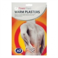 Heat Relief Warm Plasters - 3 Pack