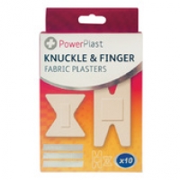 Knuckle And Finger Fabric Plasters - 10 Pack