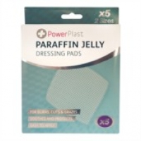 Paraffin Jelly Dressings Pads - 5 Pack