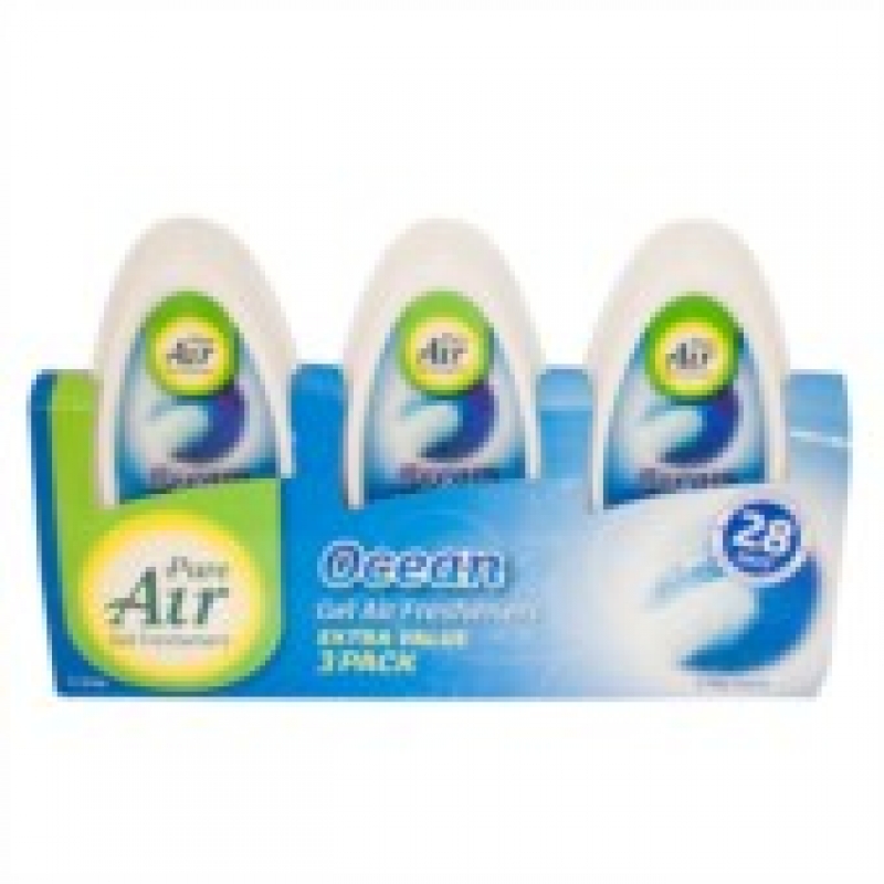 Gel Air Freshener - Ocean - 3 Pack