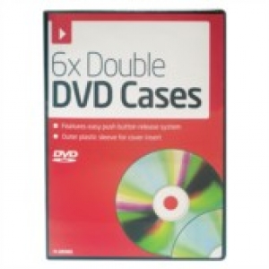 Double DVD Cases - 6 Pack
