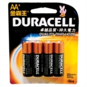 Duracell Alkaline AA Batteries - 4 Pack